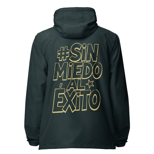 Sin Miedo Al Exito lightweight zip up windbreaker