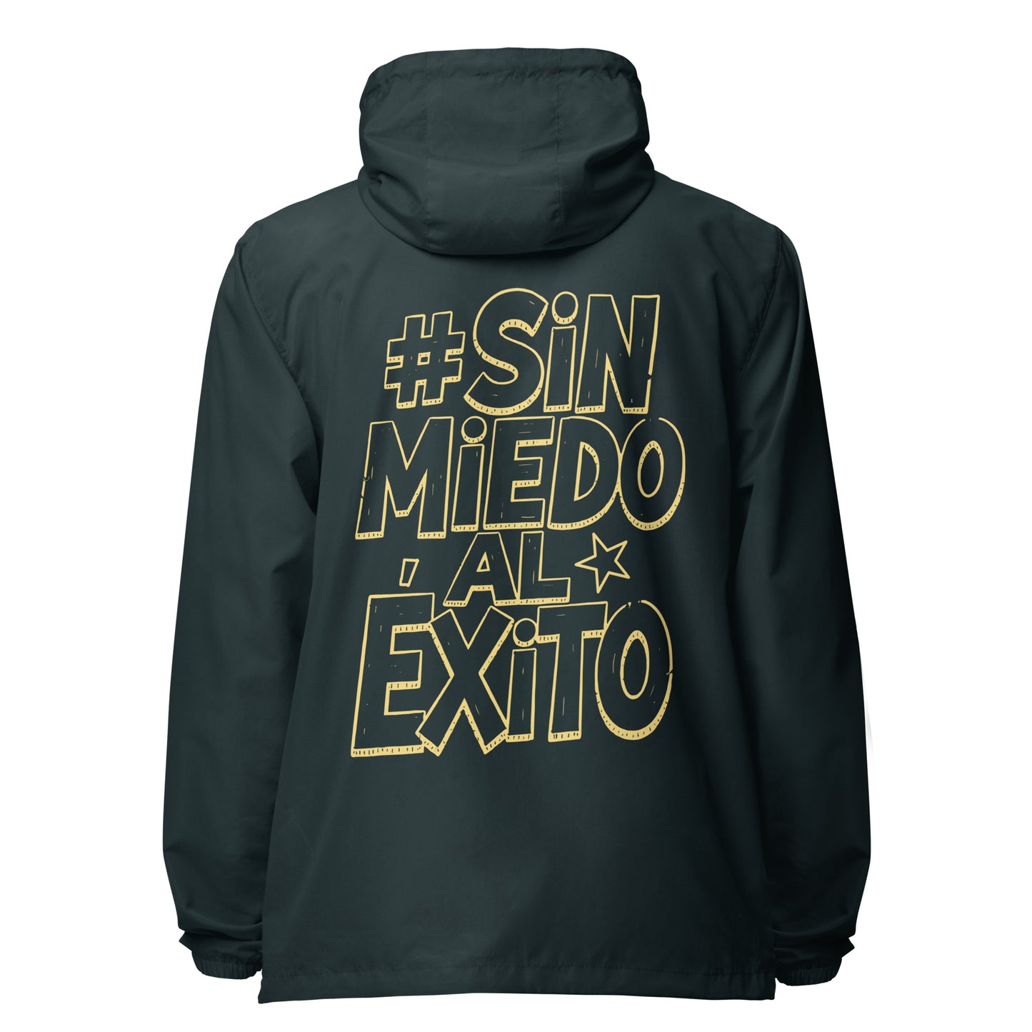 Sin Miedo Al Exito lightweight zip up windbreaker