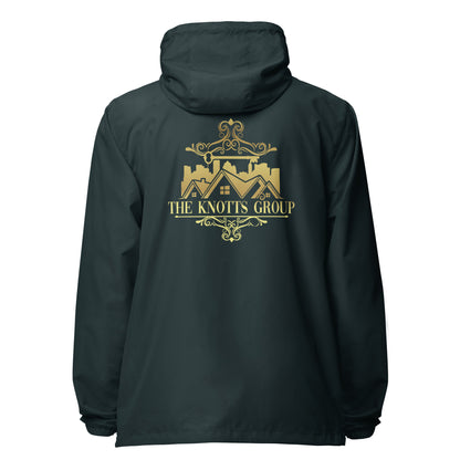 Knotts Group Signature lightweight zip up windbreaker