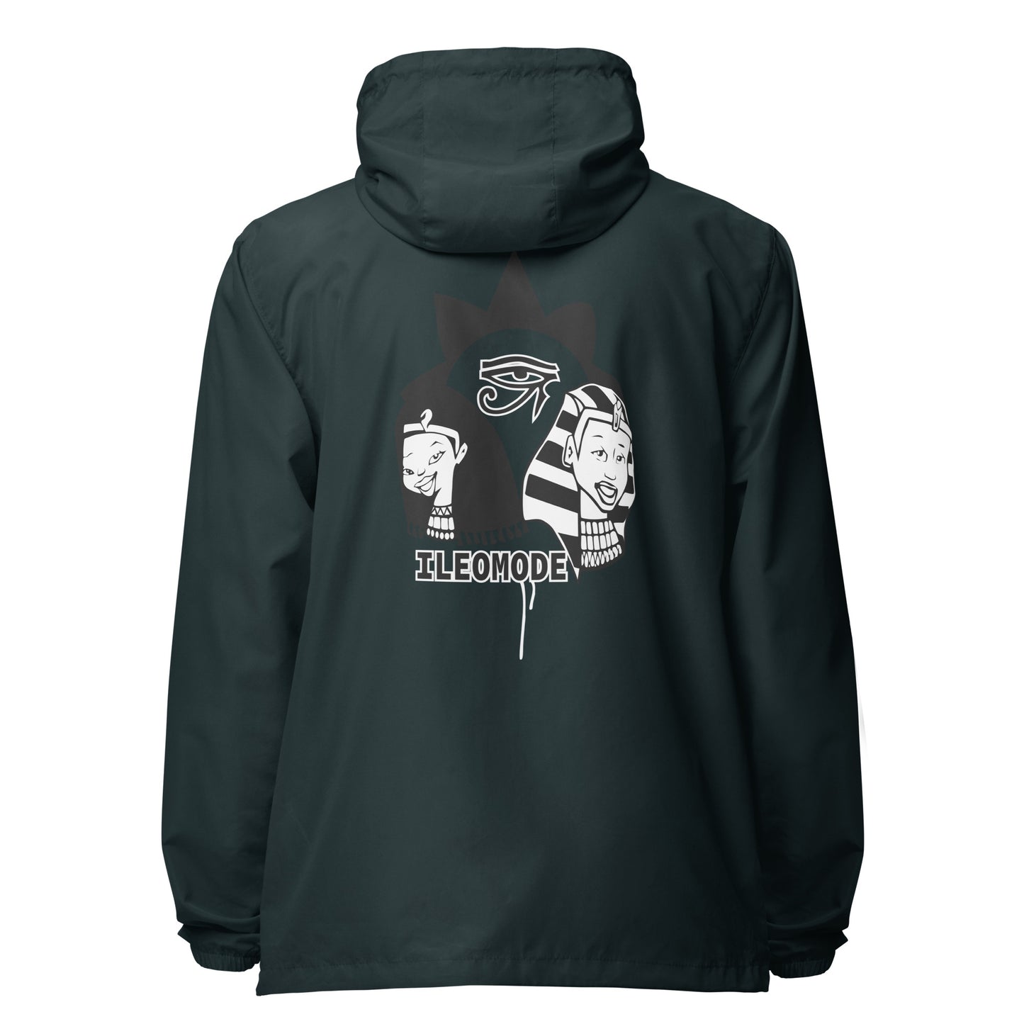 IleOmode Eye lightweight zip up windbreaker