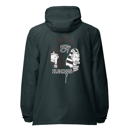 IleOmode Eye lightweight zip up windbreaker