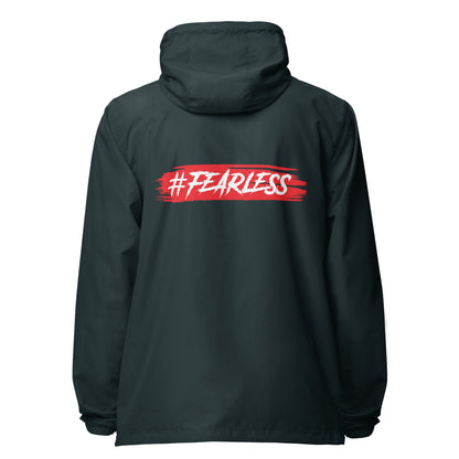 Fearless lightweight zip up windbreaker