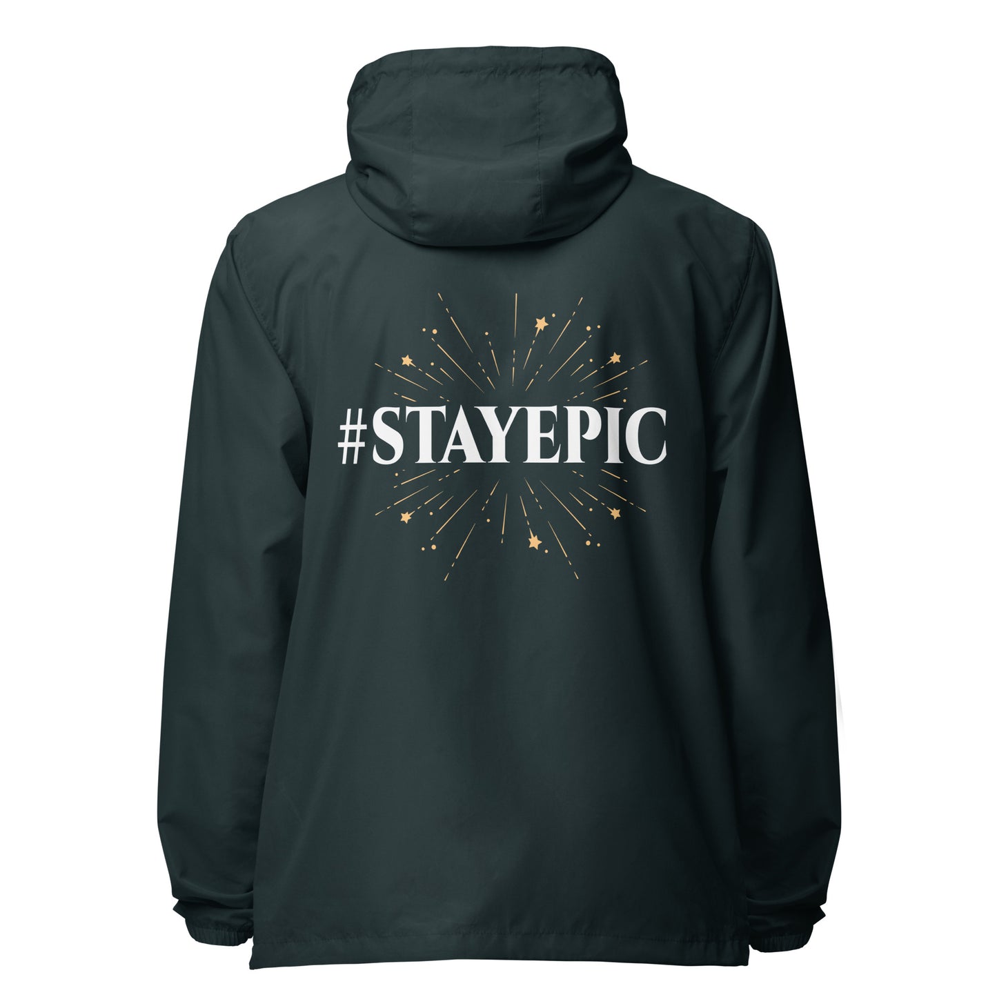 Stayepic lightweight zip up windbreaker