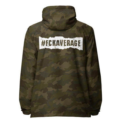Fckaverage lightweight zip up windbreaker