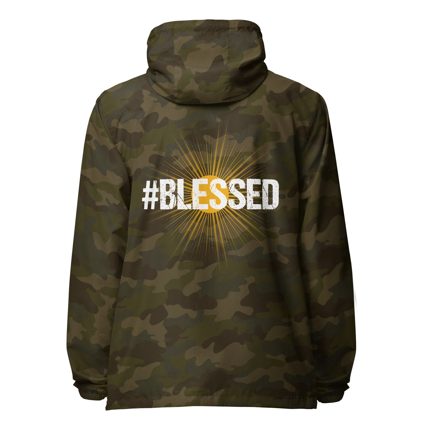 Blessed lightweight zip up windbreaker