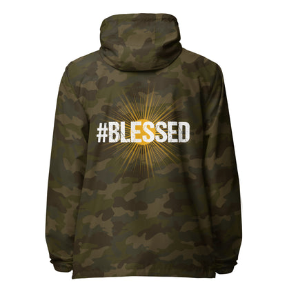 Blessed lightweight zip up windbreaker