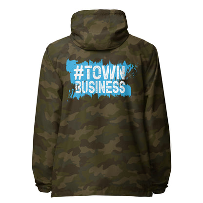 Town Business lightweight zip up windbreaker