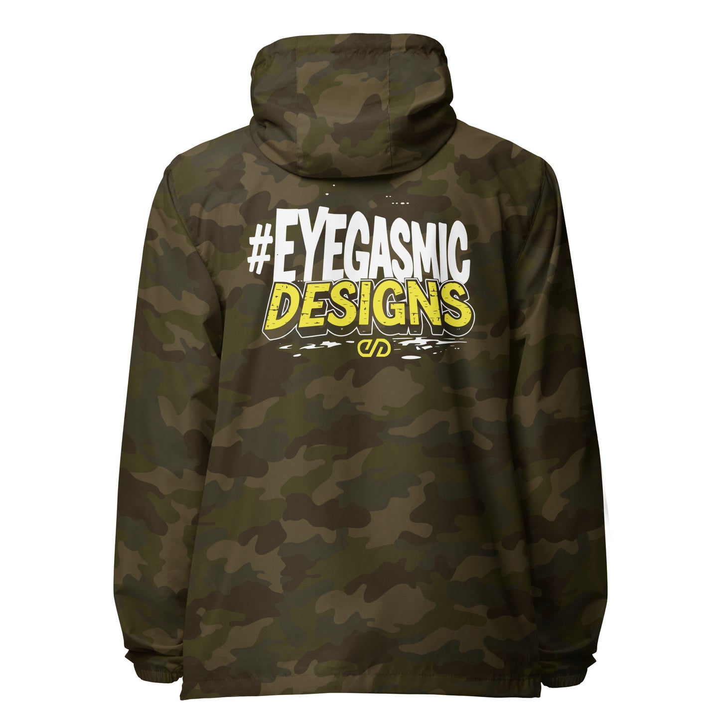 Eyegasmic Designs lightweight zip up windbreaker