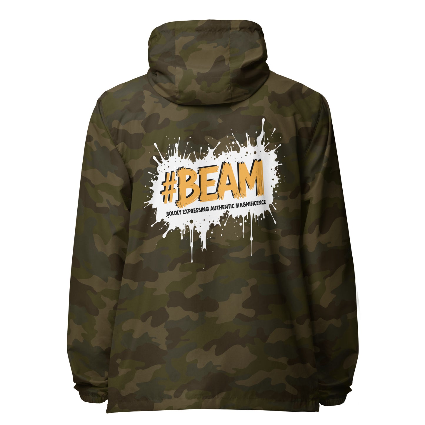 Beam lightweight zip up windbreaker