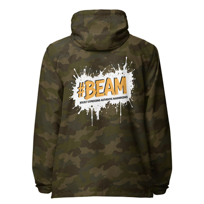 Beam lightweight zip up windbreaker