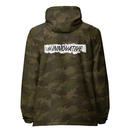 Innovative lightweight zip up windbreaker