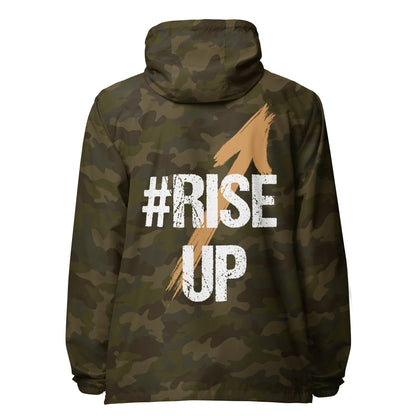 Rise Up lightweight zip up windbreaker
