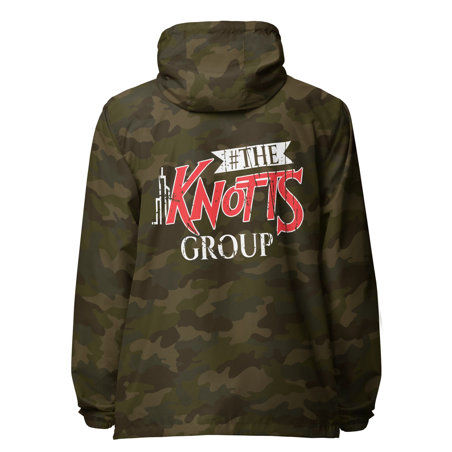 The Knotts Group lightweight zip up windbreaker