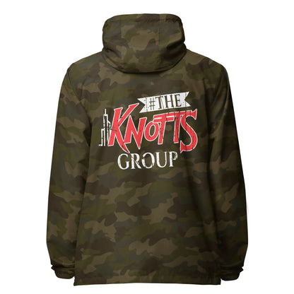 The Knotts Group lightweight zip up windbreaker