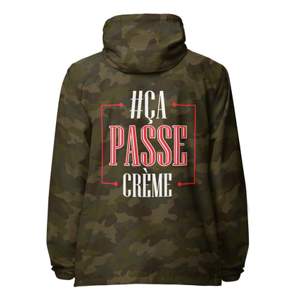 Ca Passe Creame lightweight zip up windbreaker