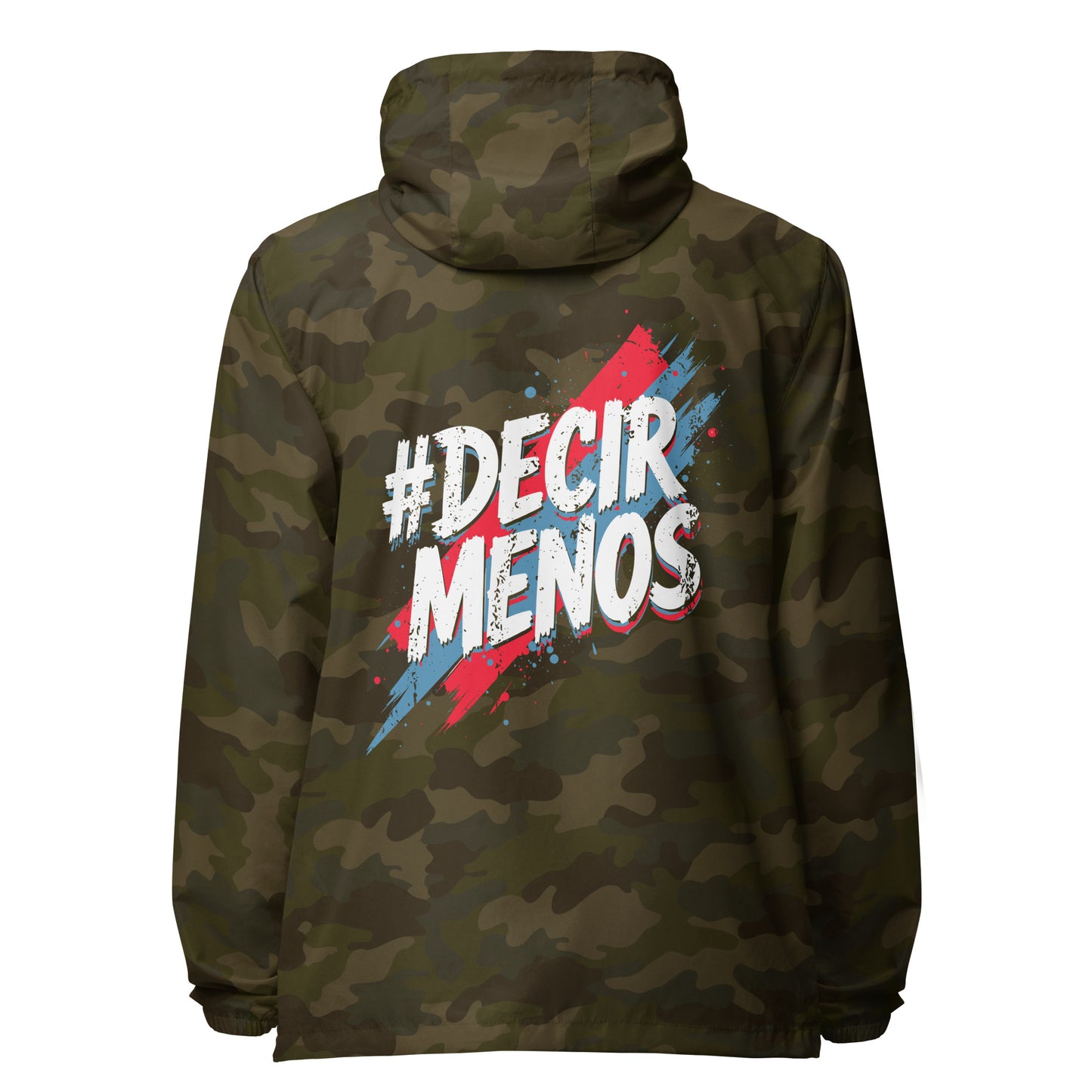 Decir Menos lightweight zip up windbreaker