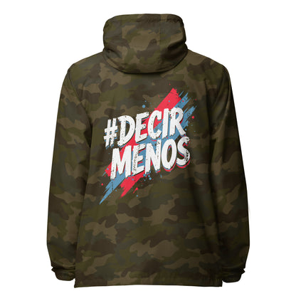 Decir Menos lightweight zip up windbreaker