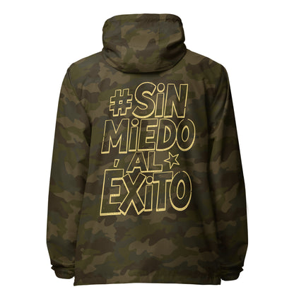 Sin Miedo Al Exito lightweight zip up windbreaker
