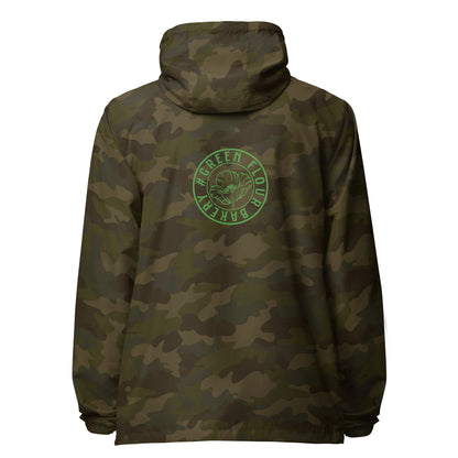 Green Flour lightweight zip up windbreaker