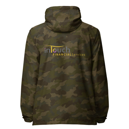 Intouch Services lightweight zip up windbreaker