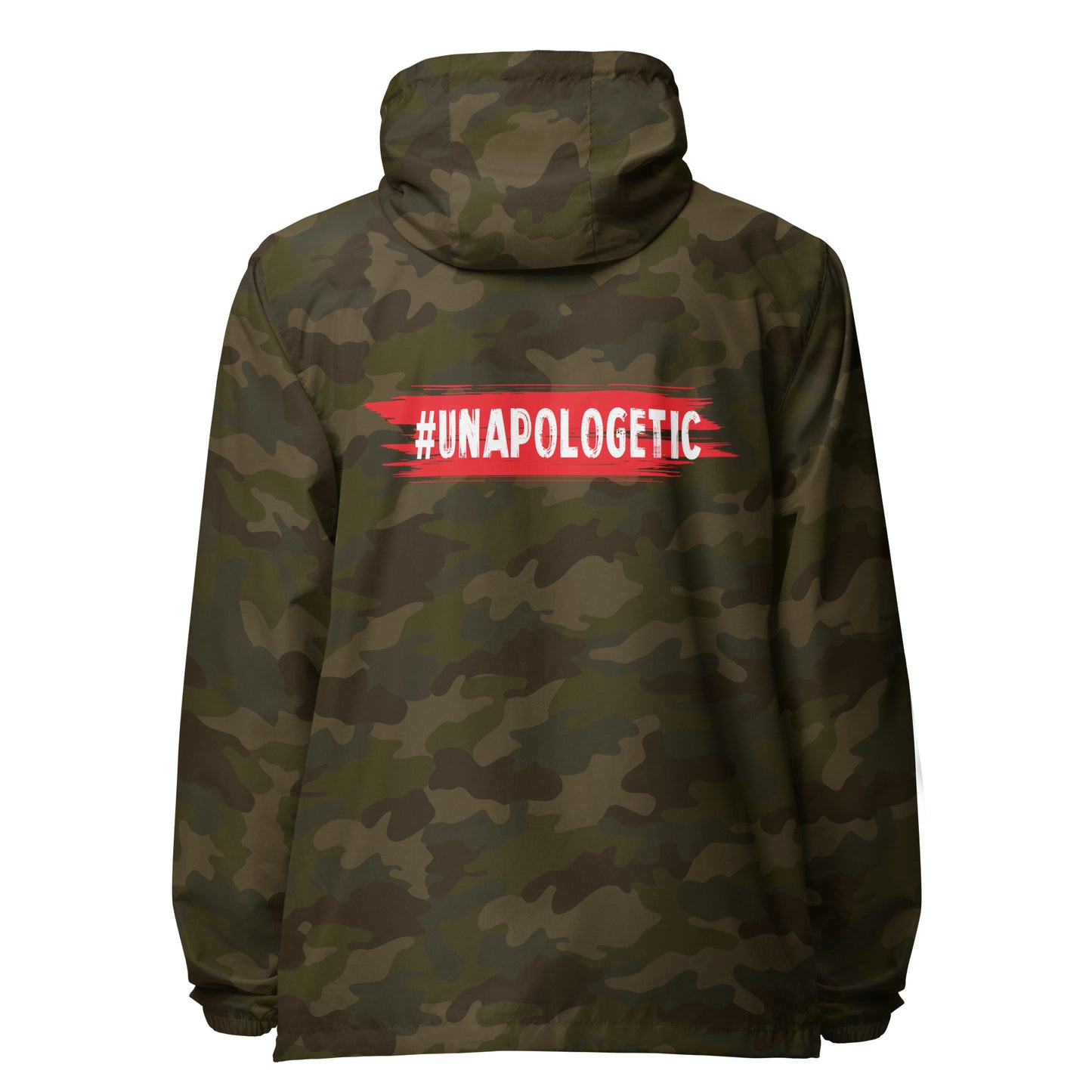 Unapologetic lightweight zip up windbreaker