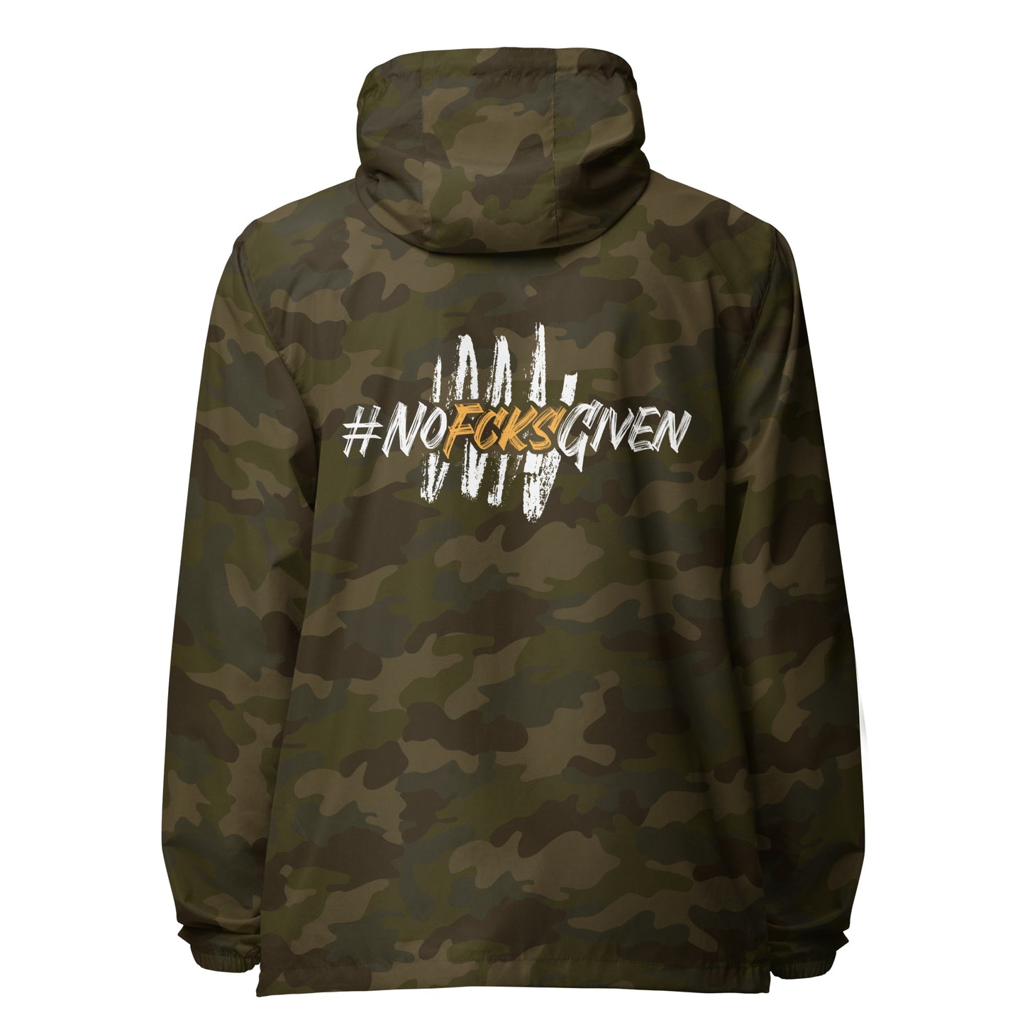 Nofcksgiven lightweight zip up windbreaker