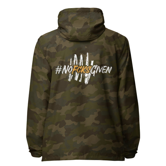 Nofcksgiven lightweight zip up windbreaker