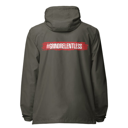 Grindrelentless lightweight zip up windbreaker