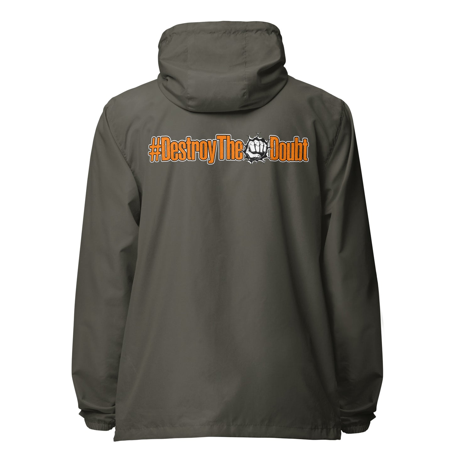 Destroy The Doubt lightweight zip up windbreaker