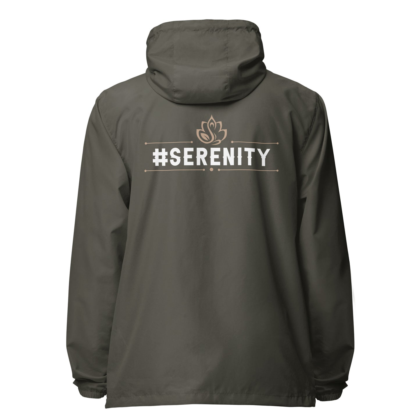 Serenity lightweight zip up windbreaker