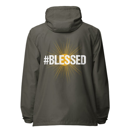 Blessed lightweight zip up windbreaker