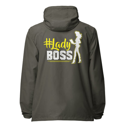 Lady Boss zip up windbreaker