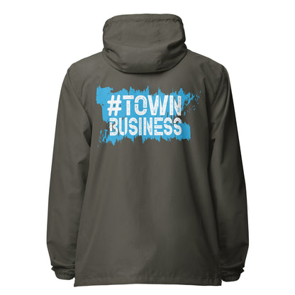 Town Business lightweight zip up windbreaker