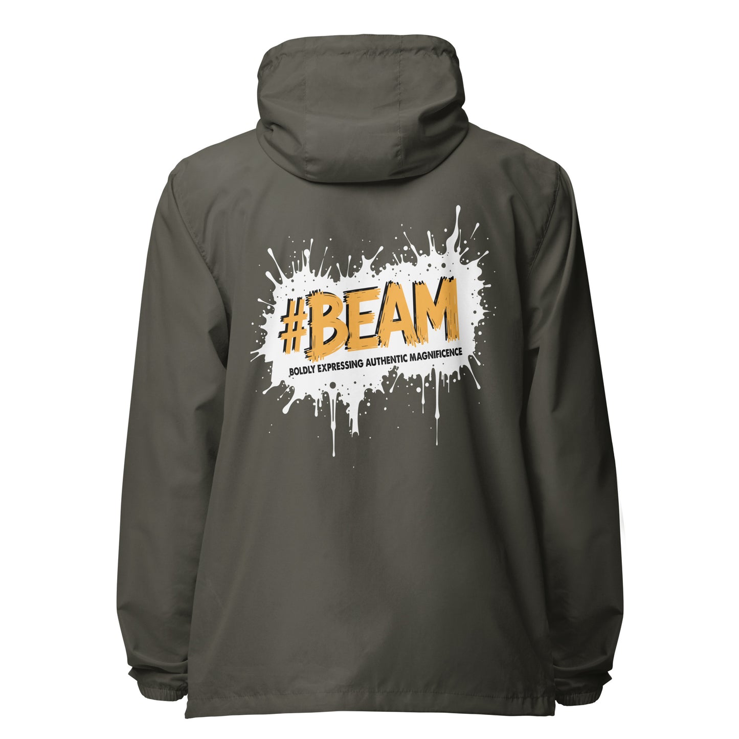 Beam lightweight zip up windbreaker