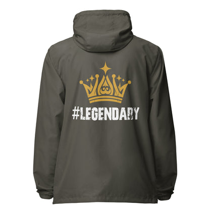 Legendary lightweight zip up windbreaker