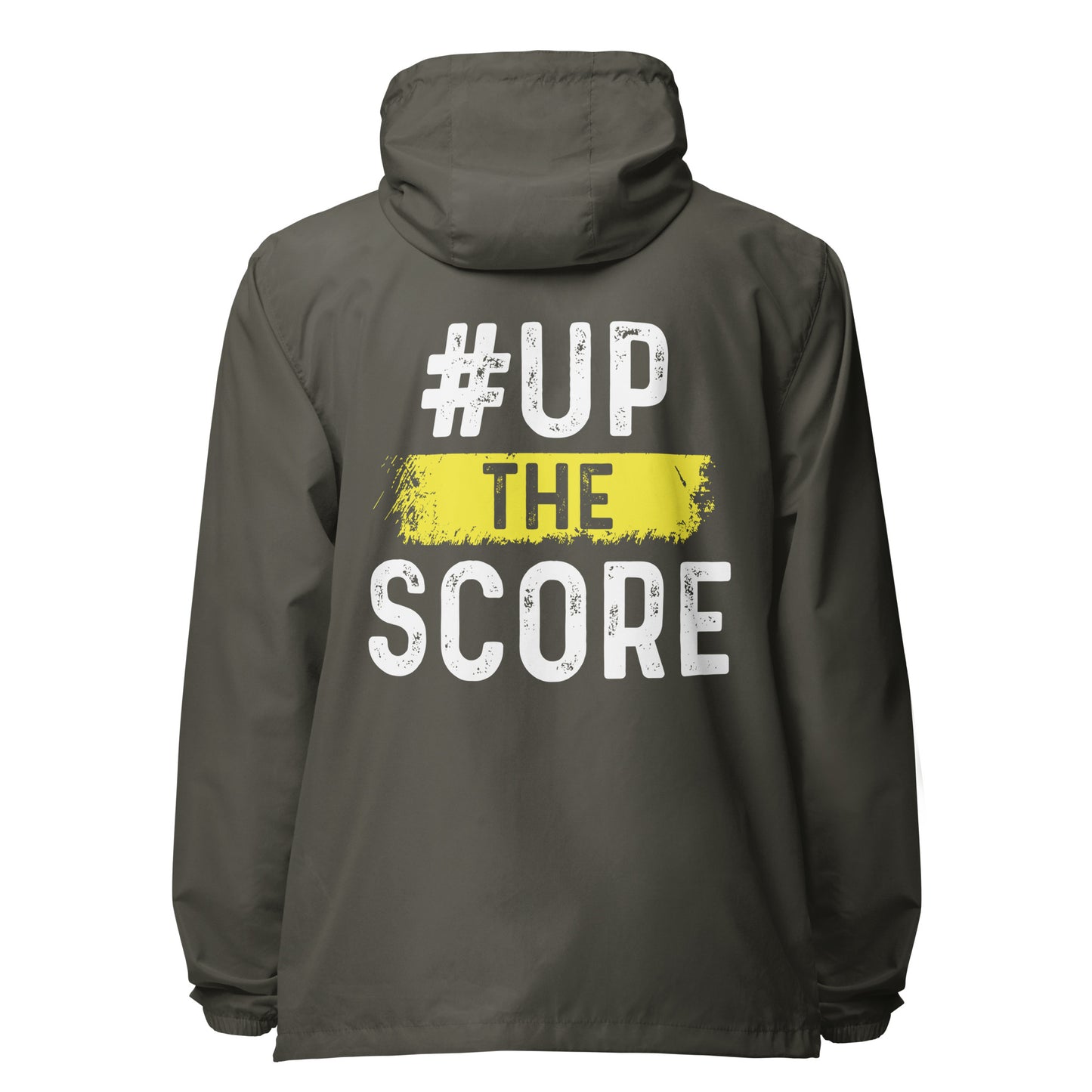 Up the Score lightweight zip up windbreaker