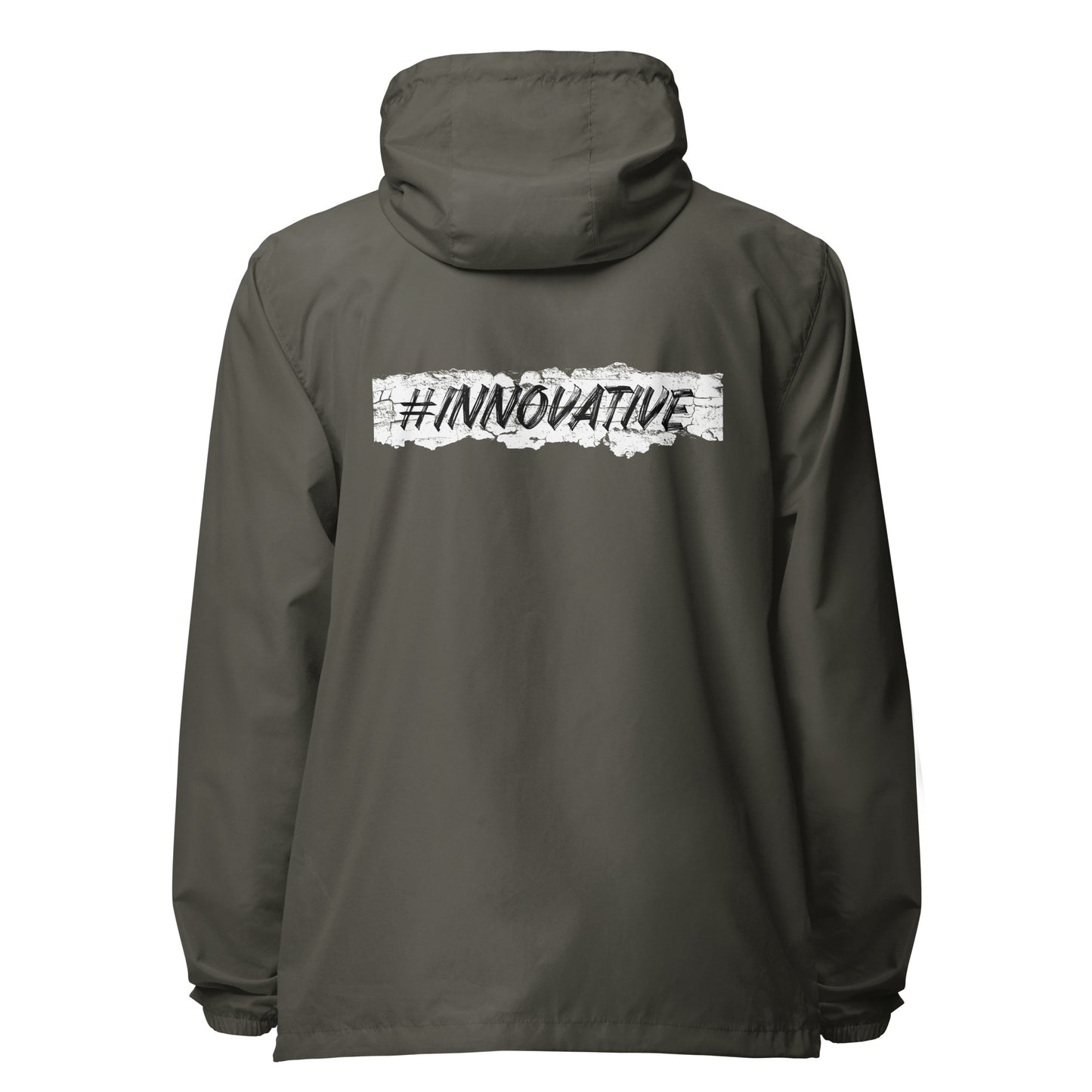 Innovative lightweight zip up windbreaker
