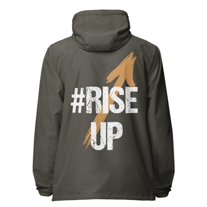 Rise Up lightweight zip up windbreaker