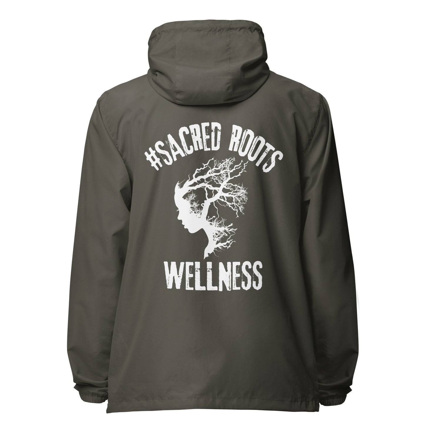 Sacred Roots lightweight zip up windbreaker