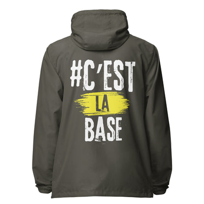 Cest La Base lightweight zip up windbreaker