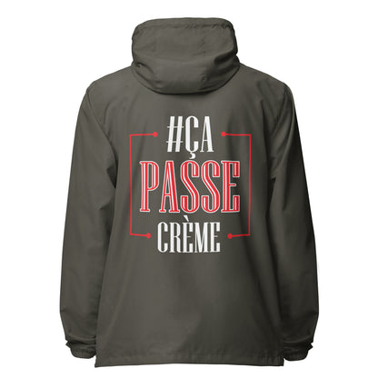 Ca Passe Creame lightweight zip up windbreaker