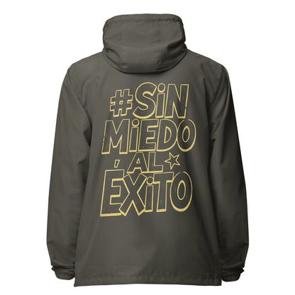 Sin Miedo Al Exito lightweight zip up windbreaker