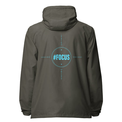 Focus lightweight zip up windbreaker