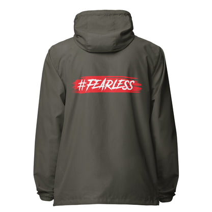 Fearless lightweight zip up windbreaker