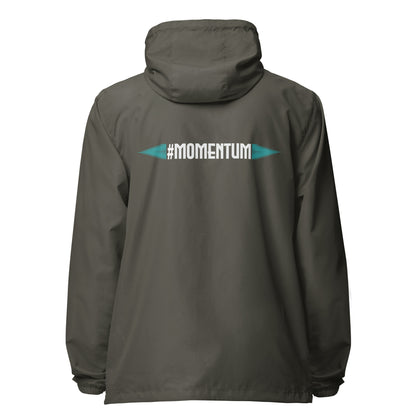 Momentum lightweight zip up windbreaker