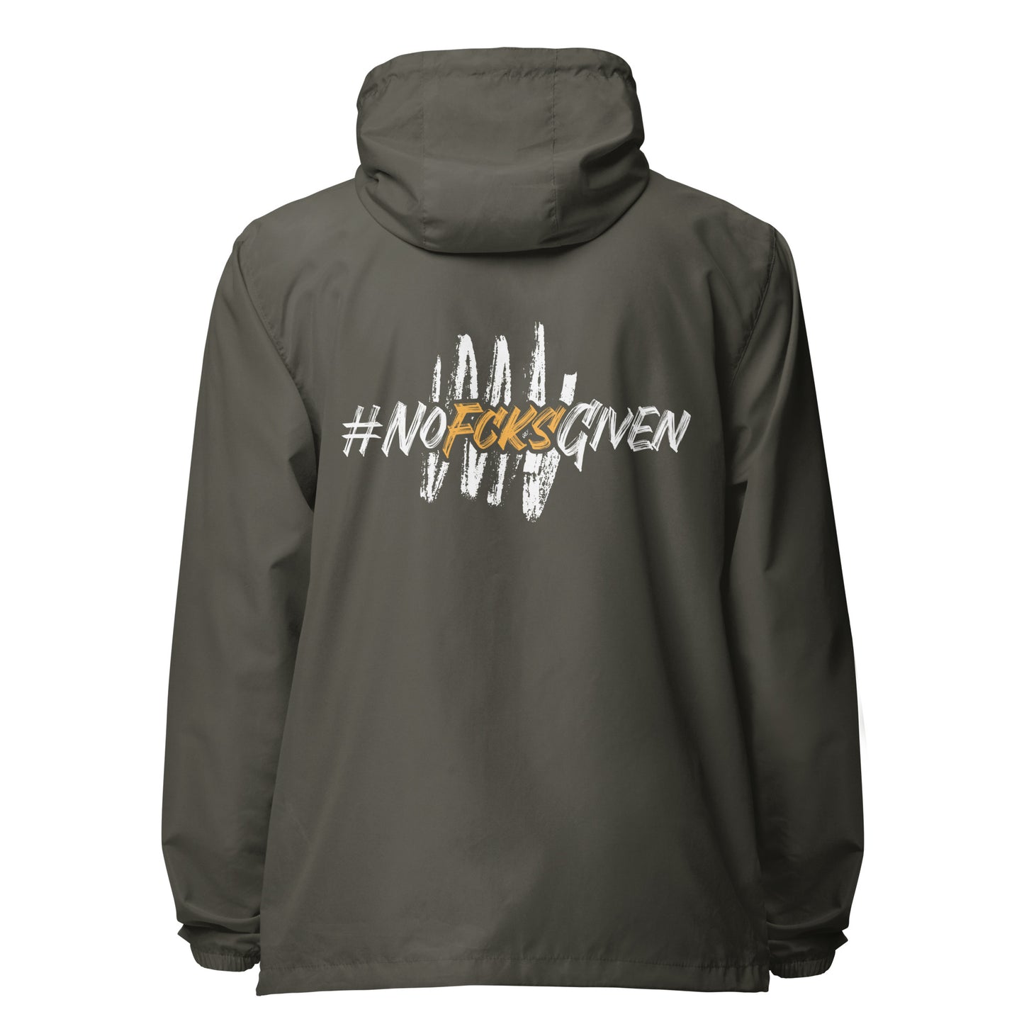 Nofcksgiven lightweight zip up windbreaker