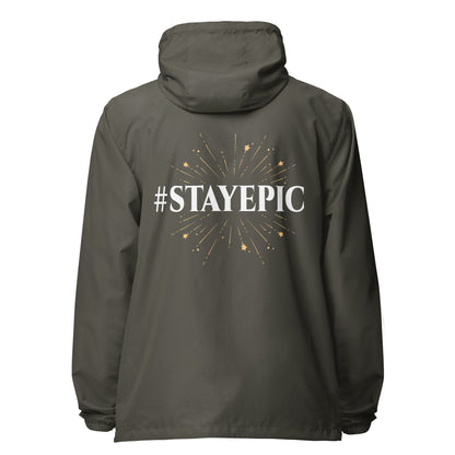 Stayepic lightweight zip up windbreaker