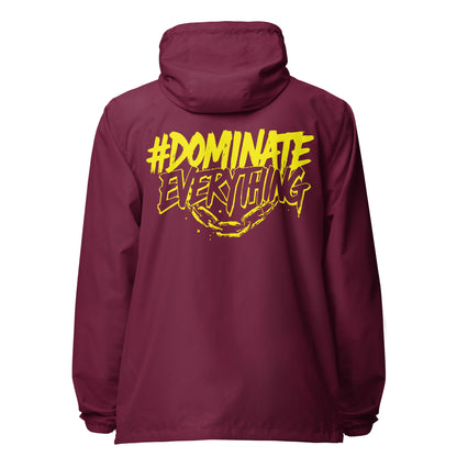 Dominate Everything lightweight zip up windbreaker
