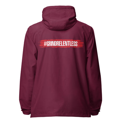 Grindrelentless lightweight zip up windbreaker