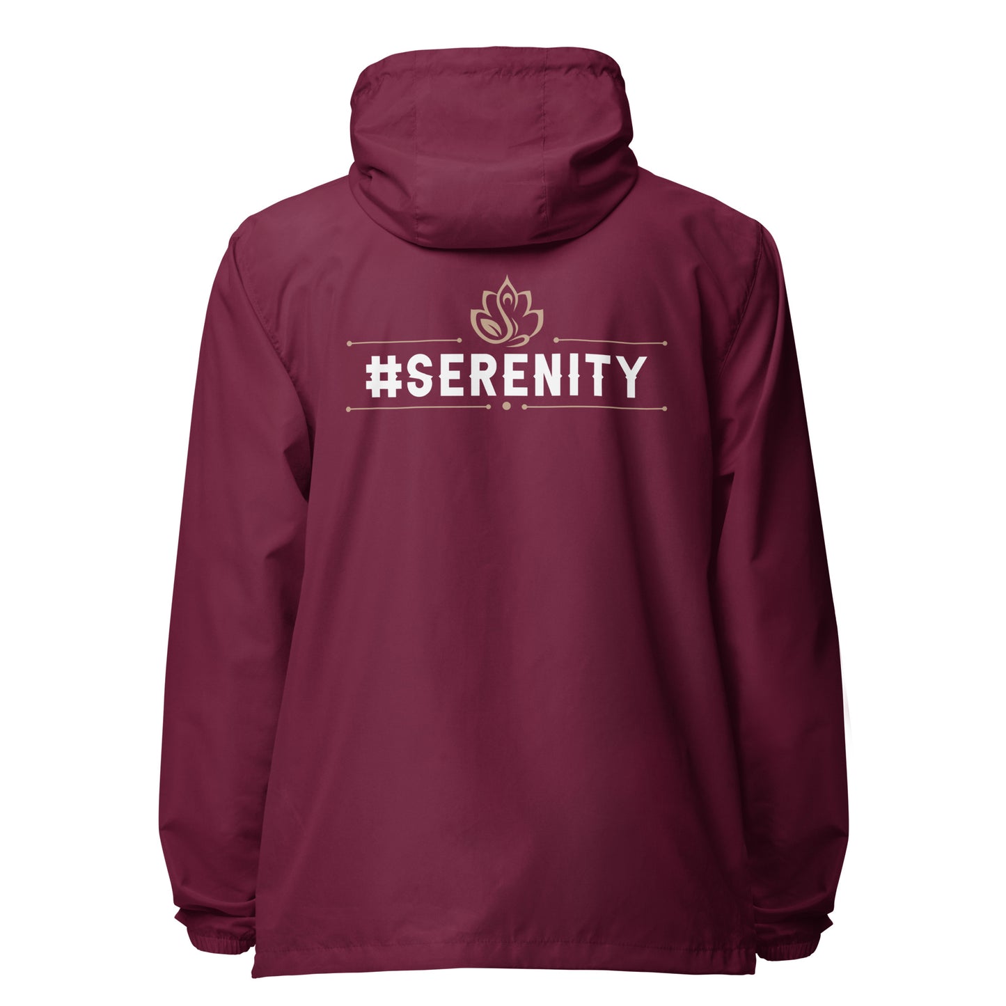 Serenity lightweight zip up windbreaker